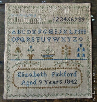 Elizabeth Pickford 1842 E-pattern